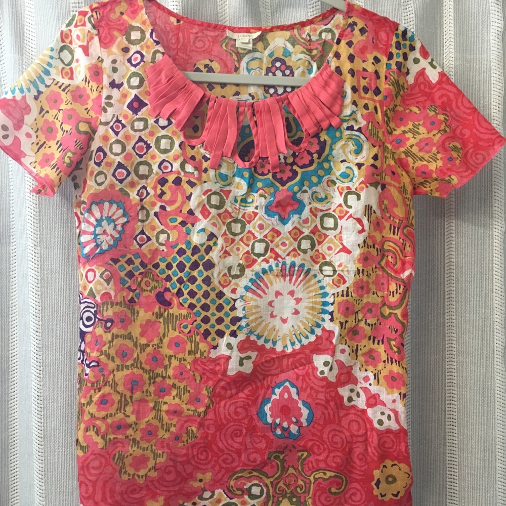 J.Crew floral shirt